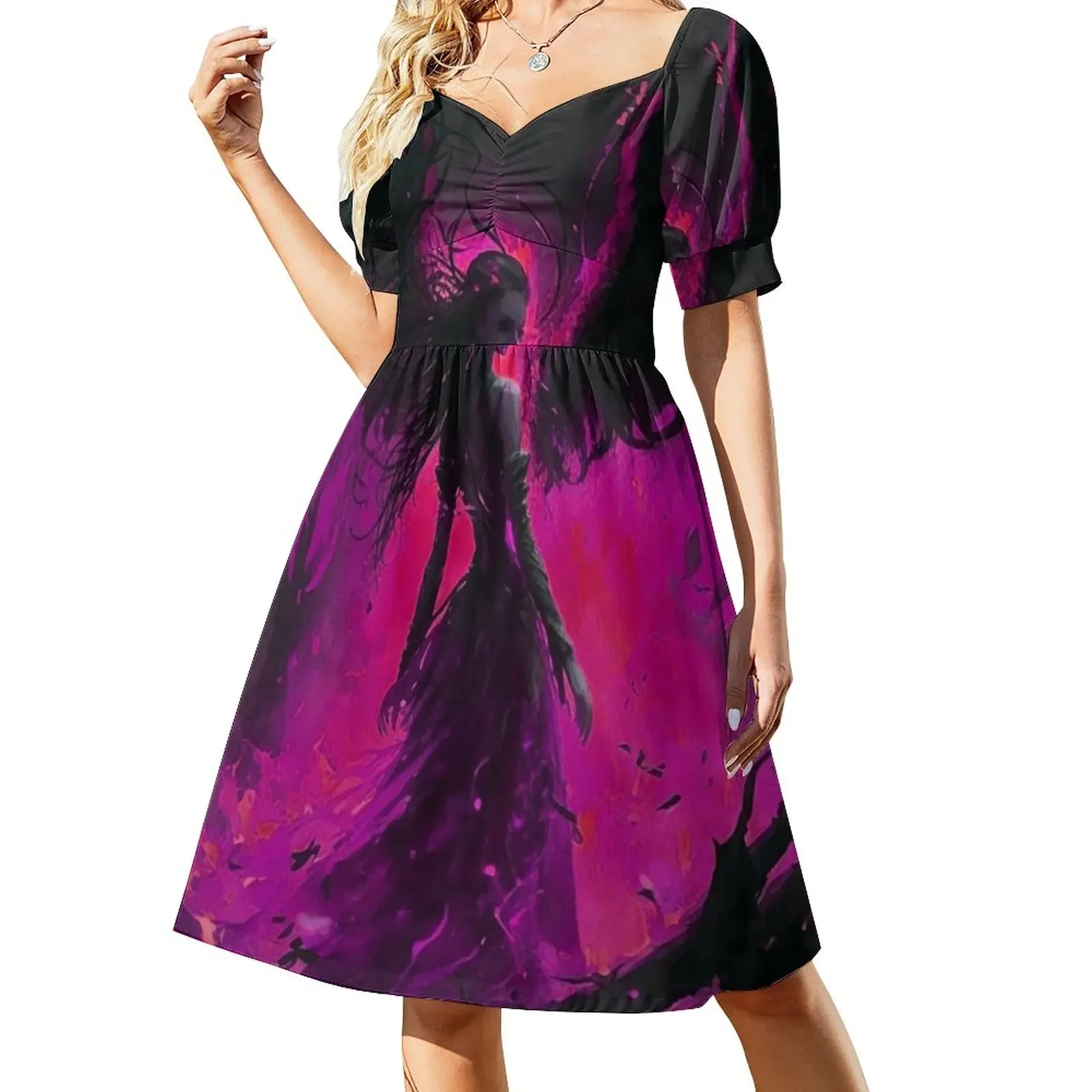 Fire Fairy 2 robe à manches courtes robe sexy robes courtes sexy robe de soirée audacieuse