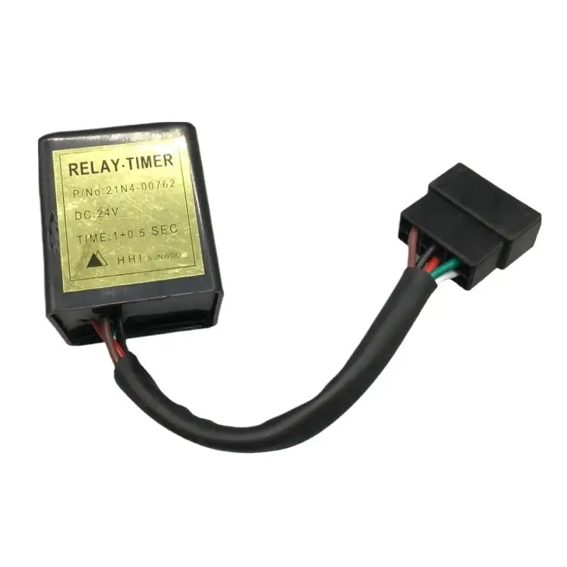 for HYUNDAI R215-7 225-7 210-7 220-7 excavator wiper time relay 21N4-00762 Construction Machinery Parts