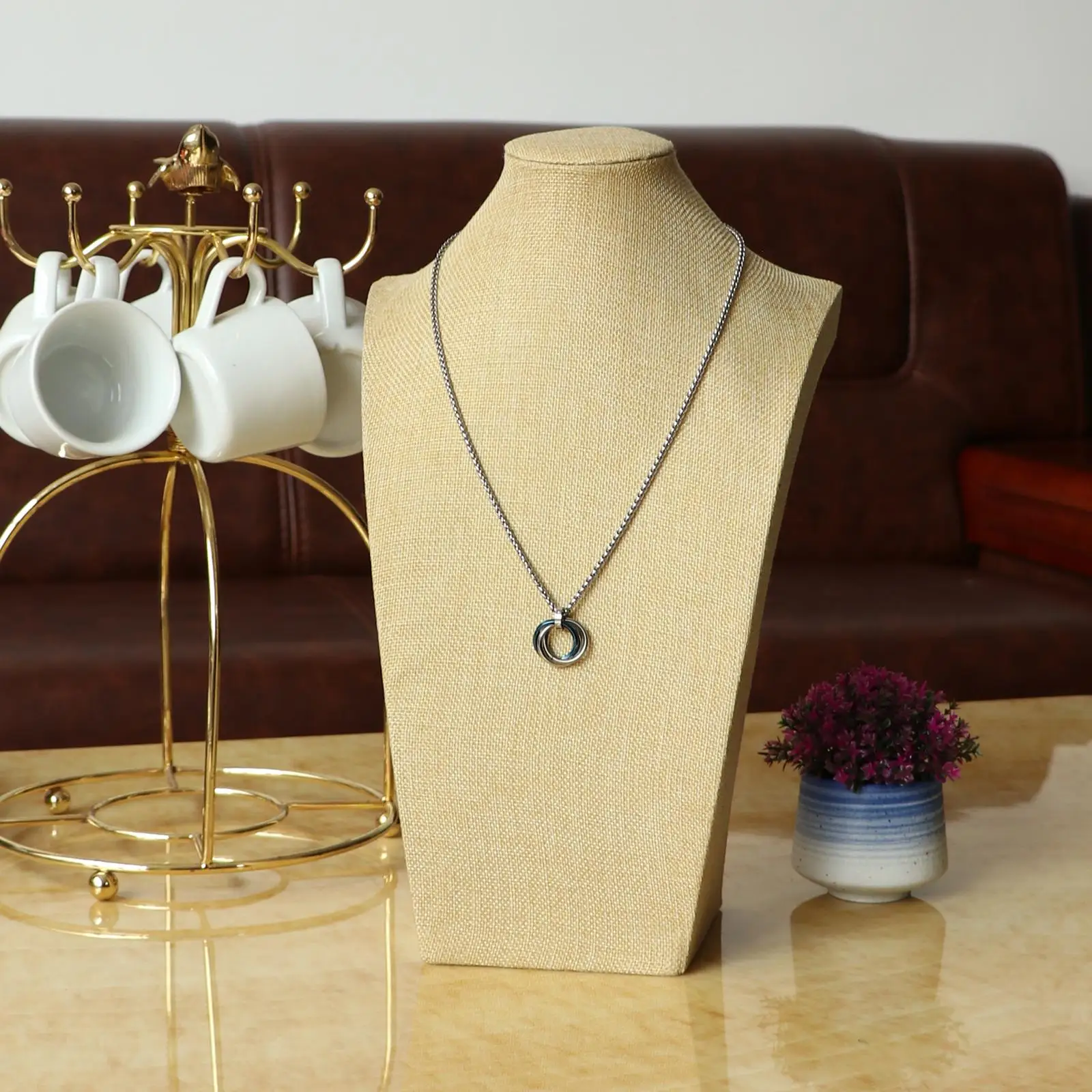 Elegant Necklace Display Mannequins, Necklace Display Bust Stand - 5 Sizes to Choose