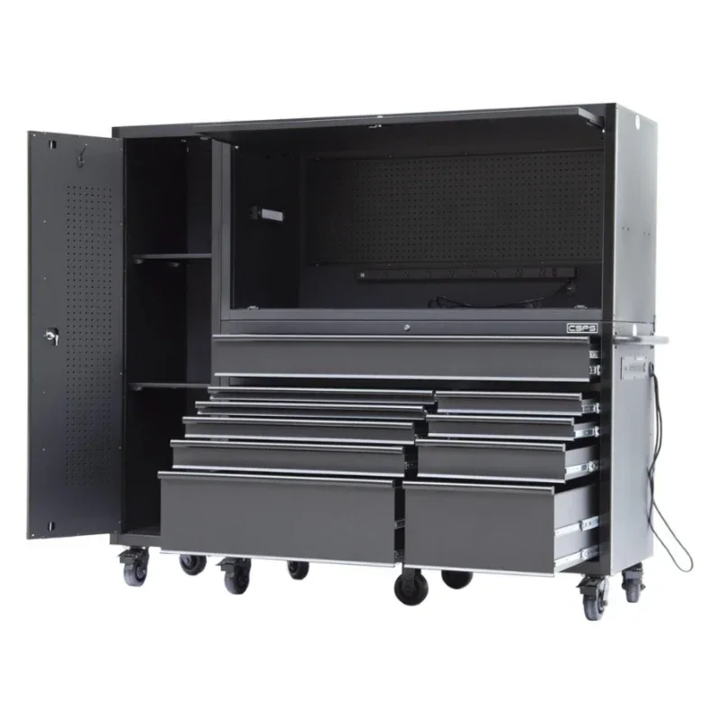 Workbench Tool Cabinet Garage Storage Heavy Duty Cabinet Tool Setbox Storage For Mechanic High Quality Big Master Industry