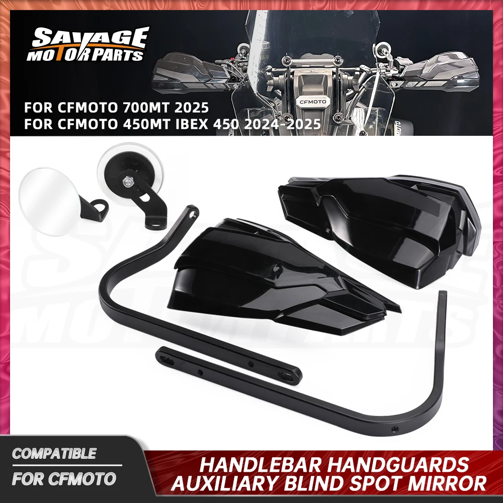 

2025 700MT 450MT Handlebar Handguard Shield For CFMOTO MT 450 700 IBEX 450 Hand Guards Protector Auxiliary Blind Spot Mirror