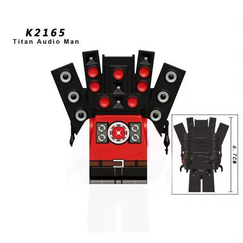 New KDL SWAT Skibidi Toilet Man Figures Anime Block Toys TvMan Titan Cameraman Speakerman Bricks Model Toy Birthday Gift - Image 15