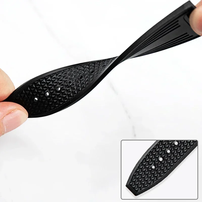 Luxury FKM Rubber Watchband For Vacheron Constantin 4500V 5500V 7900 Watch Strap Vc 7mm Wrist watches Bracelet