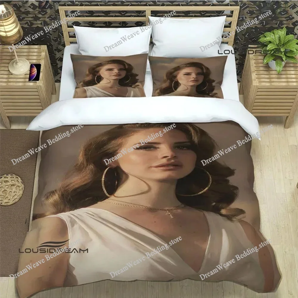 Lana Del Rey May Jailer Bedding Set Duvet Cover Polyester Quilt Cover Pillowcase Comforter King Queen Single Size for Boys Adult