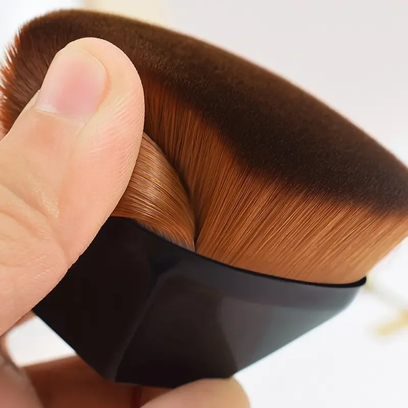 QI WU Neuer magischer Make-up-Pinsel, flüssige Grundierung, BB-Creme, keine Spuren, weiches, hochdichtes Faserhaar, leicht zu tragen, Schönheitswerkzeuge für Mädchen