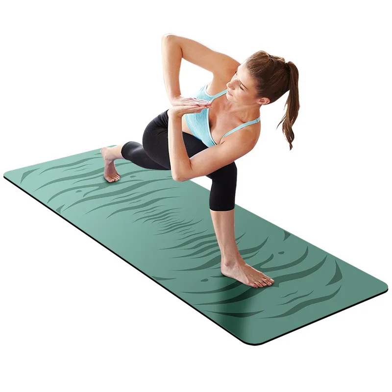 Lezyan Natural Rubber PU Yoga Mat for Fitness, Anti-skid, Year Tiger Commemorative, Sweat-absorbing Коврик Для Йоги Фитнеса