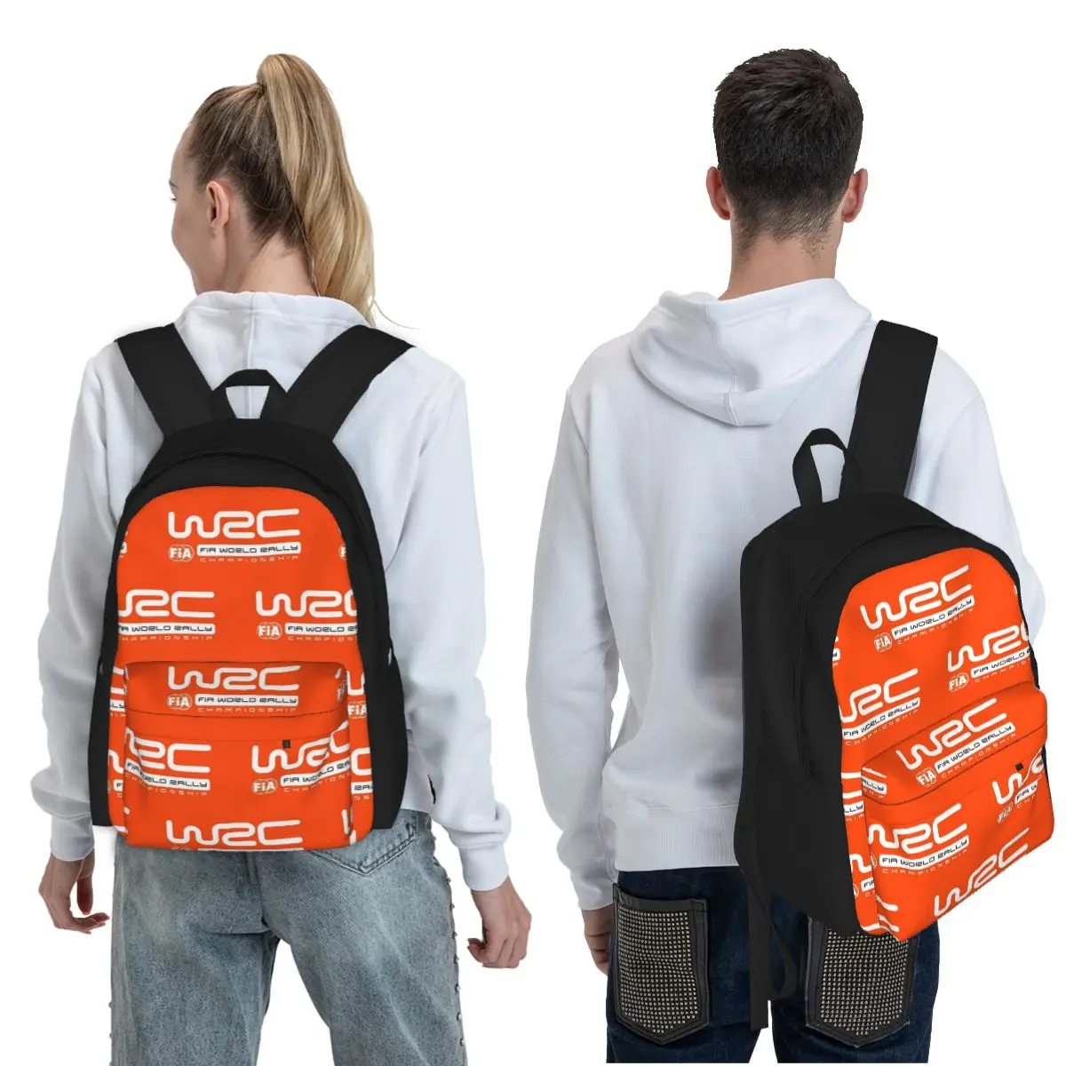World Rally Championship WRCStudent Backpack School Bag Hiking Travel Daypack for Boys Girls Fashion Bookbag Shoulder Bags