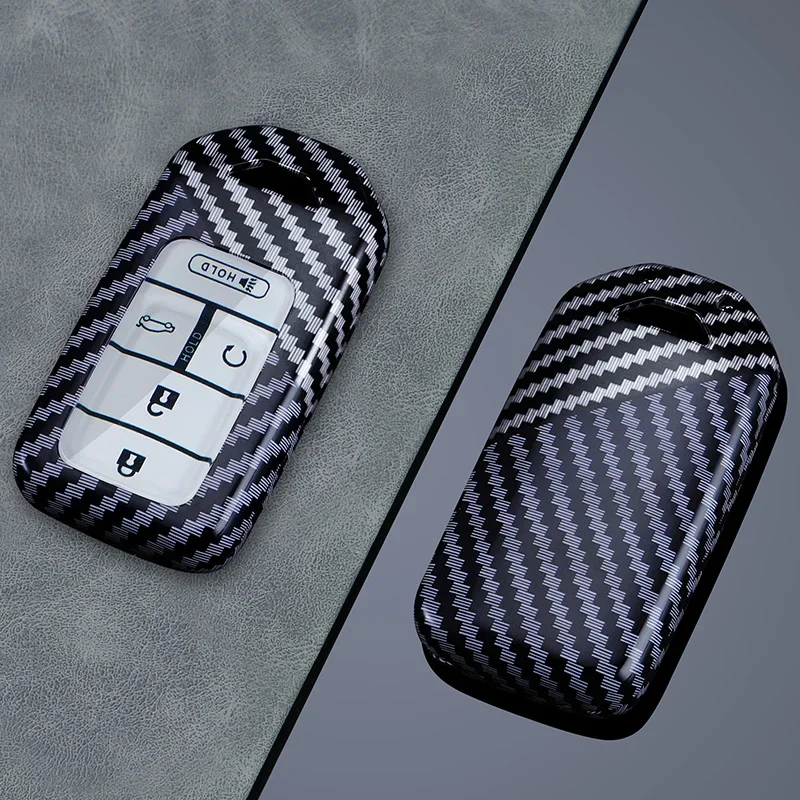 

ABS Car Key Case Cover For Honda Civic Accord HR-V CR-V CRV 2022 2023 4 5 Buttons Auto Shell Fob Holder Car Accessories