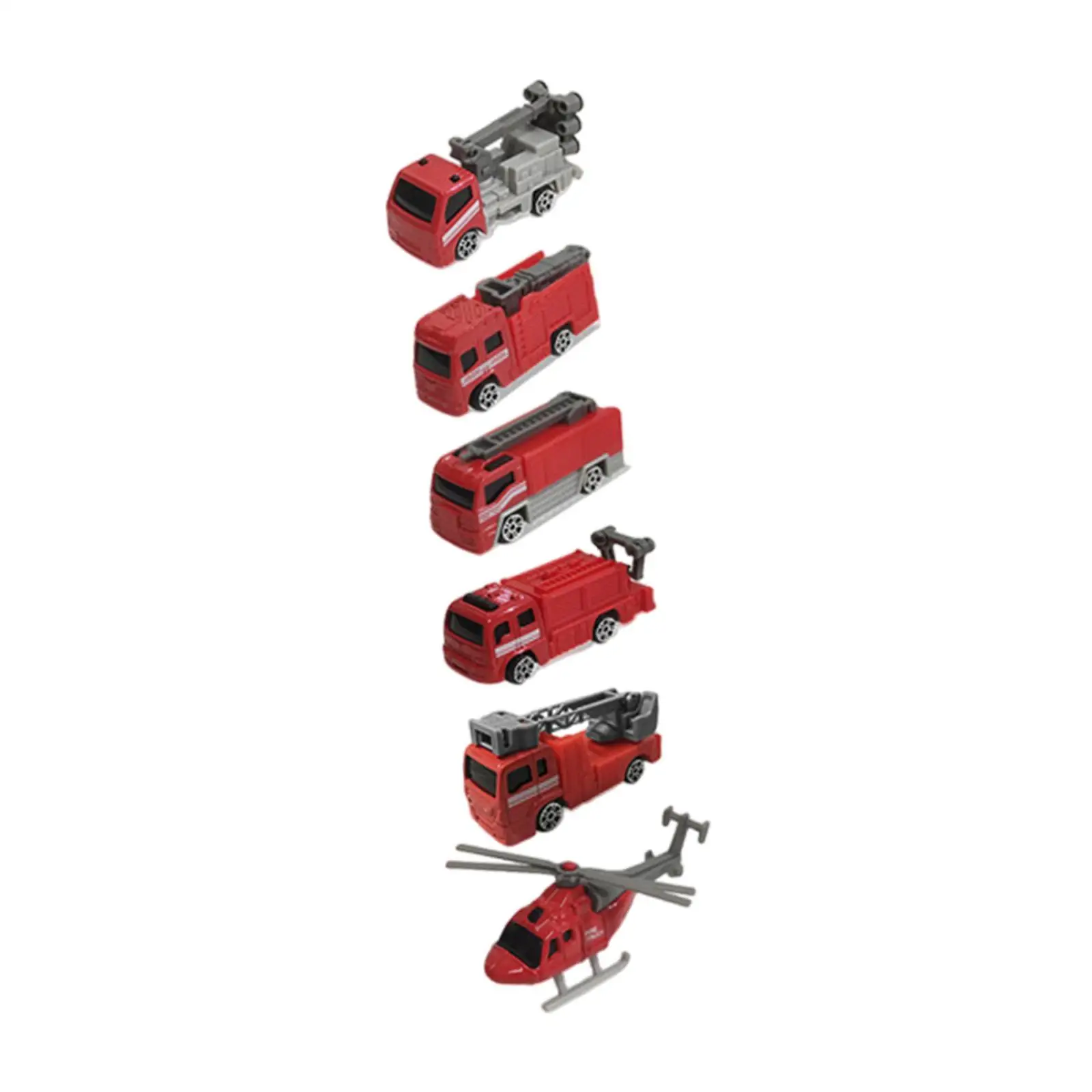 

1:64 Model Toy Cars Model Car Alloy Collectible Authentic Decor Pull Back Fire Truck Toy Cars Vehicle Toy for Boy Girl Adults
