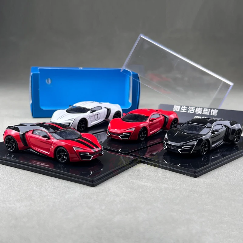 

SCA Smallcarart 1:43 Lykan Hypersport легкосплавный автомобиль литья под давлением и игрушечные транспортные средства модель автомобиля миниатюрная масштабная модель автомобиля для детей