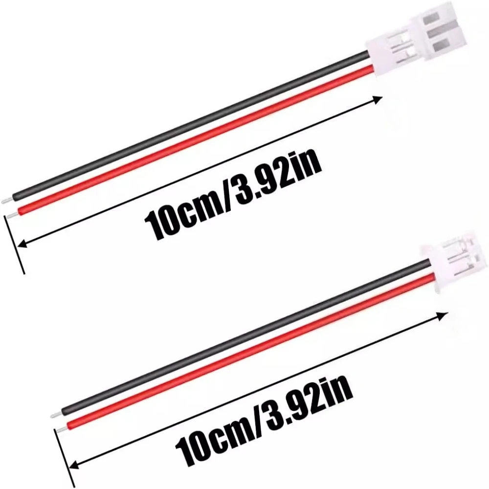JST PH2.0 2.0mm 2 Pin Adapter JST-PH 2Pin 10cm Micro Battery Male Female Connector Plug RC Extension 22AWG Silicone Wire Cable