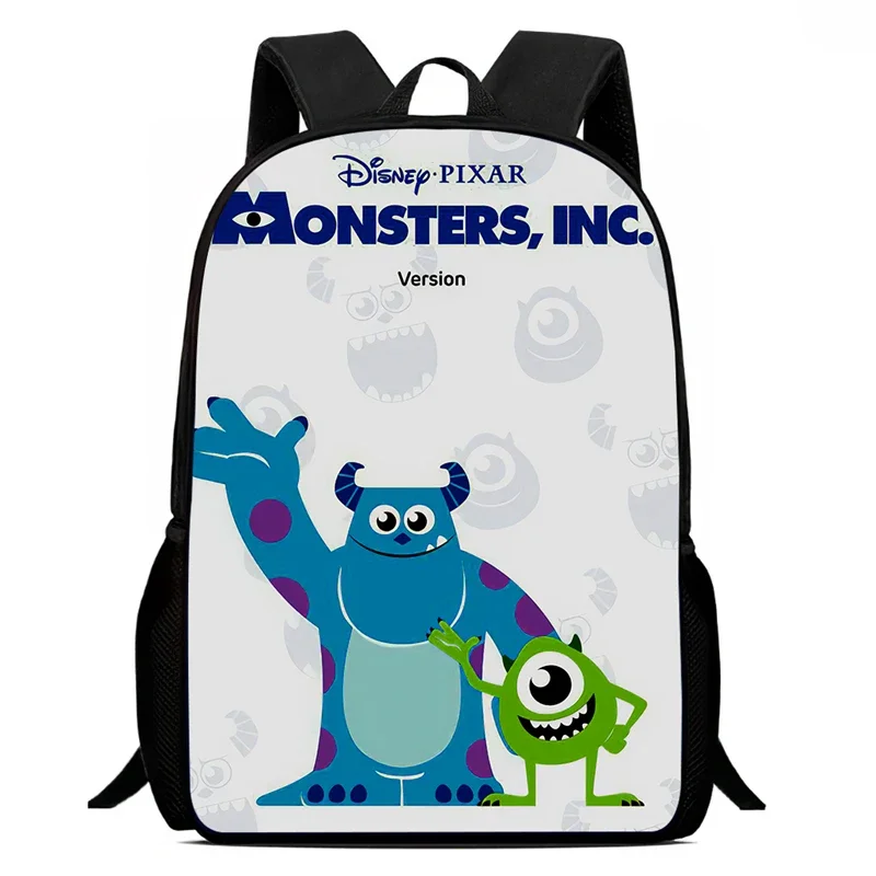 Mochila Monsters Inc 학교 배낭, 여아용 만화 학교 가방, 유치원용 내구성 및 경량 무게추 배낭