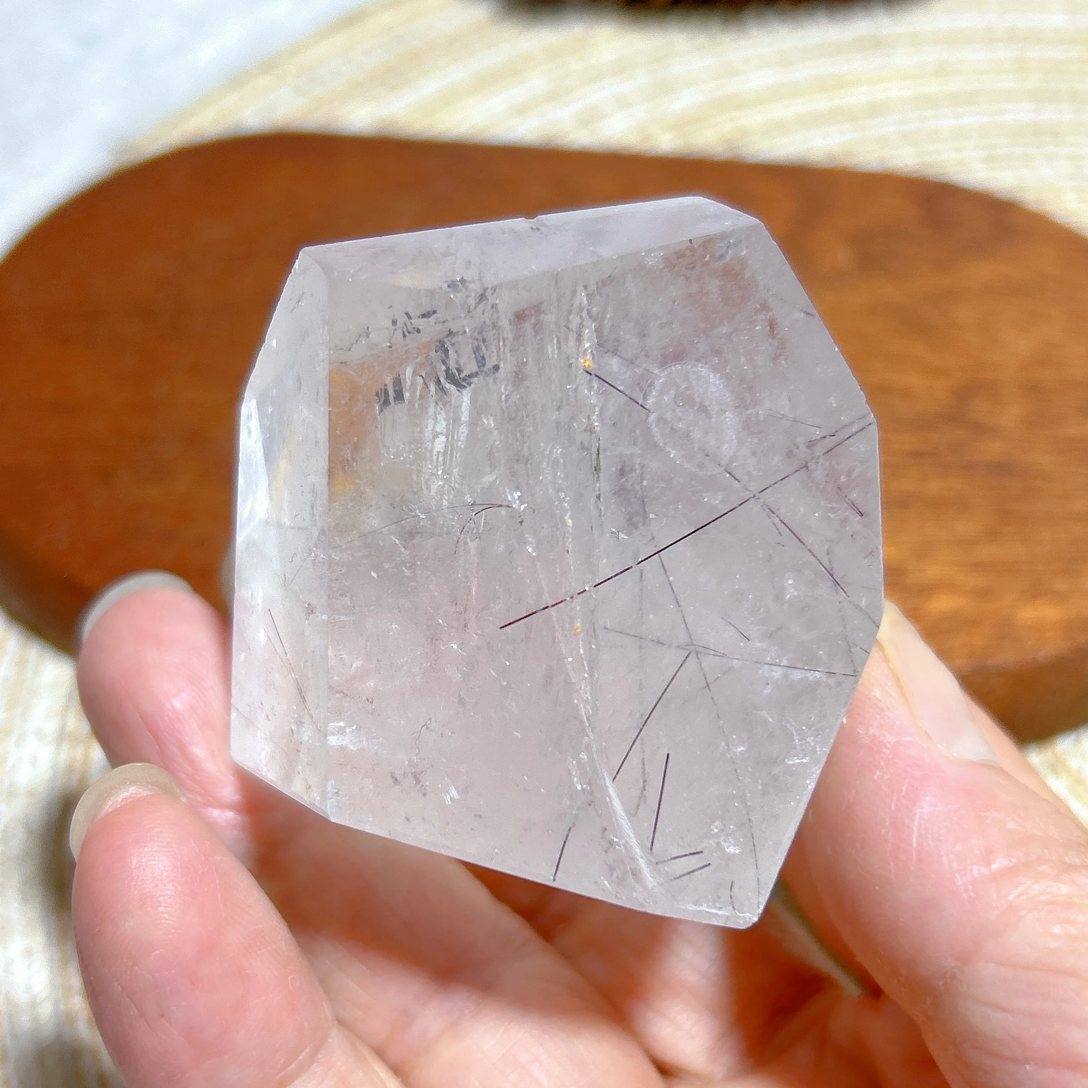 Natural Crystal Black Rutile Quartz Free Form Polished Healing Stone High Quality Gemstone Home Decorations Mineral Energy Gift