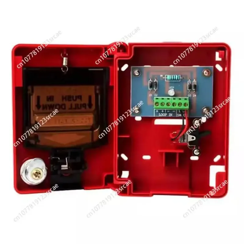 for Regular manual call point with emergency emergency door lock release fire alarm  reset pull-down button switch