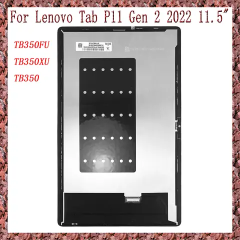 LCD 디스플레이 터치 스크린 디지타이저 유리 패널 어셈블리 교체, 레노버 탭 P11 2 세대 2022 TB350FU TB350XU TB350 용 AAA