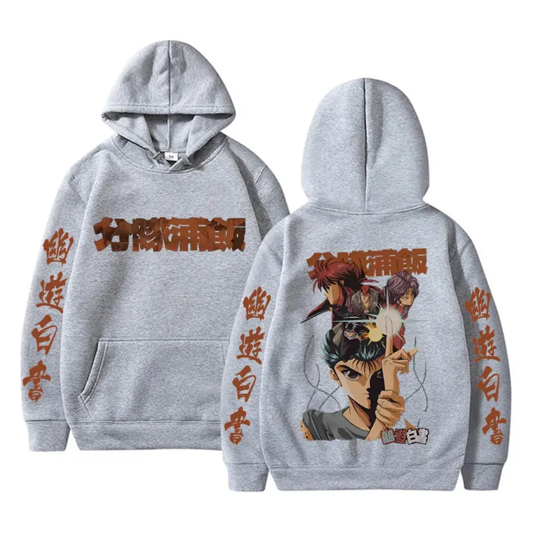 

Anime YuYu Hakusho Urameshi Yuusuke Merch Hoodie Men Women Casual Oversized Sweatshirt Cartoon Manga Cosplay Pullovers Hoodies