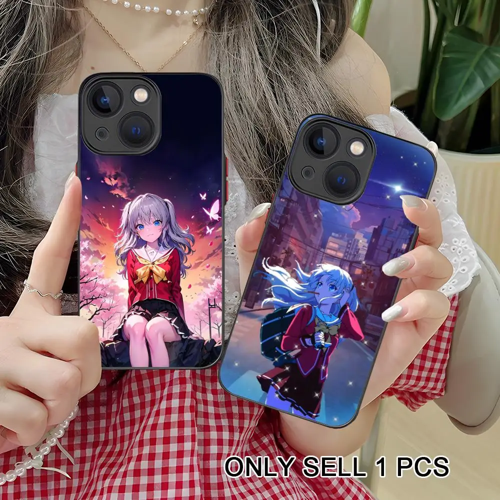 

Чехол для мобильного телефона Charlotte Tomori Nao из силикона для iPhone 17 16 15 14 13 12 11 X XR XS Air Pro Max Plus Mini, цветной