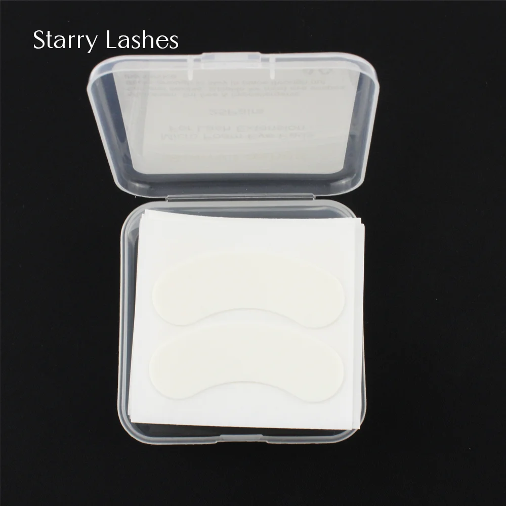 50Pairs Micro Foam Eyepad Painless Lash Supplies Eyelash Patch Lint Free Under Eye Pads Paper Patch Stickers Grafted Lashes Tape