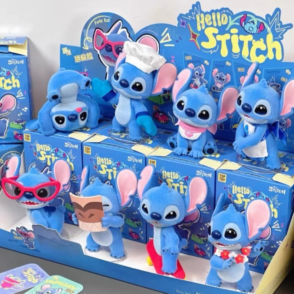 

Genuine Stitch Mystery Box Wholesale Blind Box Hello Stitch Series Kawaii Figures Ornament Birthday Gift For Kids Toy