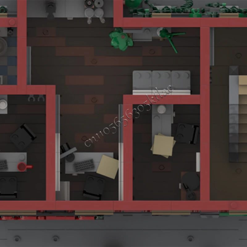 4245 PCS City Engineering Hells Cucina modulare MOC Personalizza blocchi modulari Design creativo Regalo di compleanno fai da te