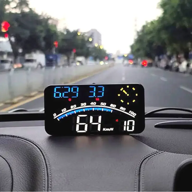 

Automobile universal head-up display vehicle GPS compass vehicle speed altitude meter