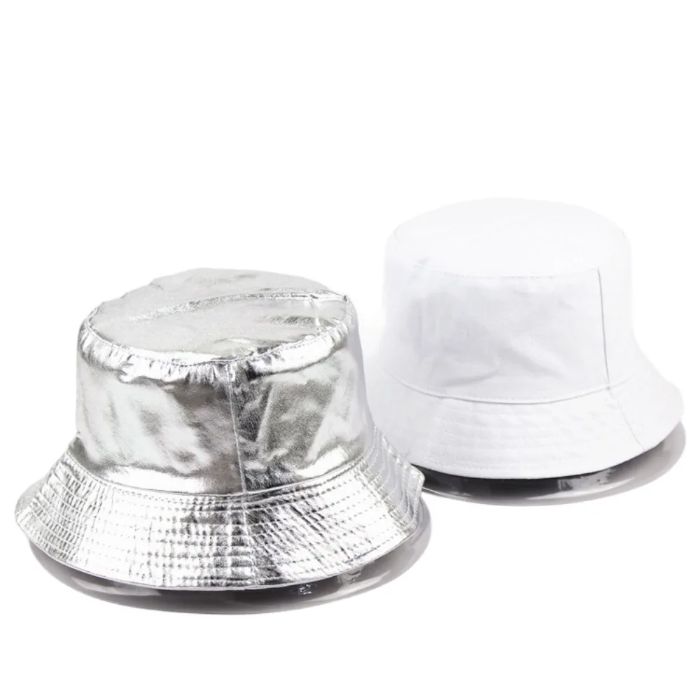 Chapeau de pêcheur Simple de couleur unie, chapeau de soleil Hip Hop réversible, casquette de pêche Harajuku, casquette seau pour hommes