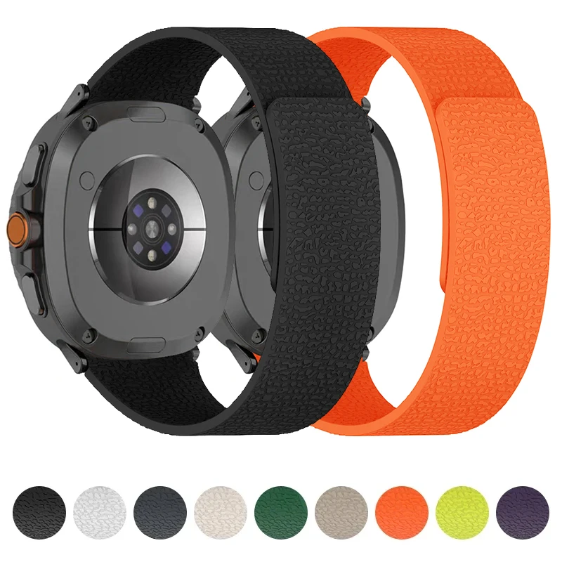 Cinturino magnetico per Samsung Galaxy Watch 8 44mm 40mm Bracciale di ricambio con cinturino in silicone per Watch8 Classic 46mm Accessori