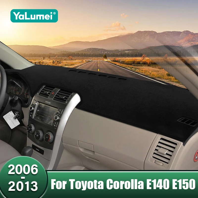 

Car Dashboard Cover Sun Shade Avoid Light Mats Non-slip Pad For Toyota Corolla Axio Fielder E140 E150 2006-2010 2011 2012 2013