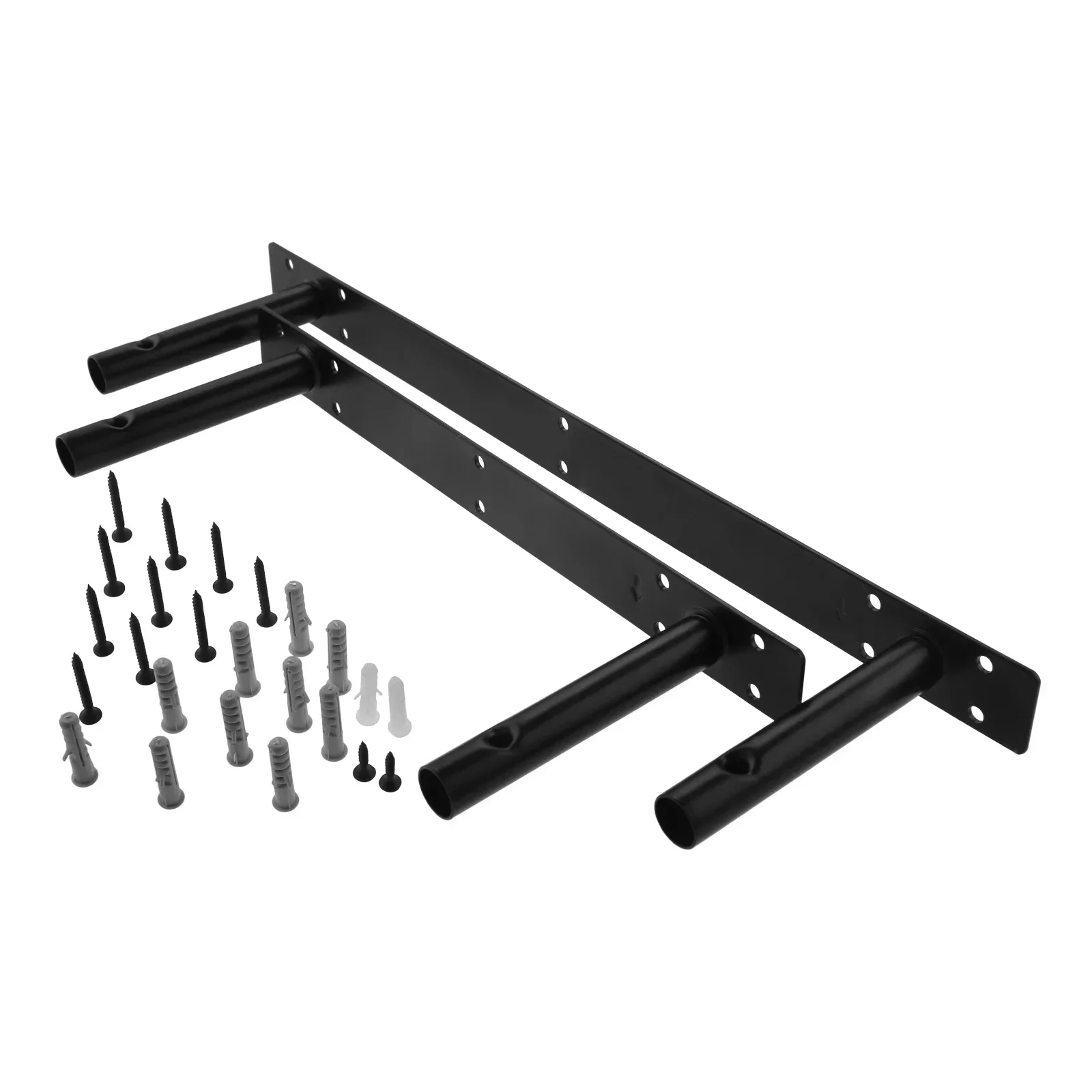 1Pc Heavy Duty Double T-shaped Metal Wall Mounted Shelf Support Concealed Floating Angle Bracket Storage Rack Holder 300mm/400mm