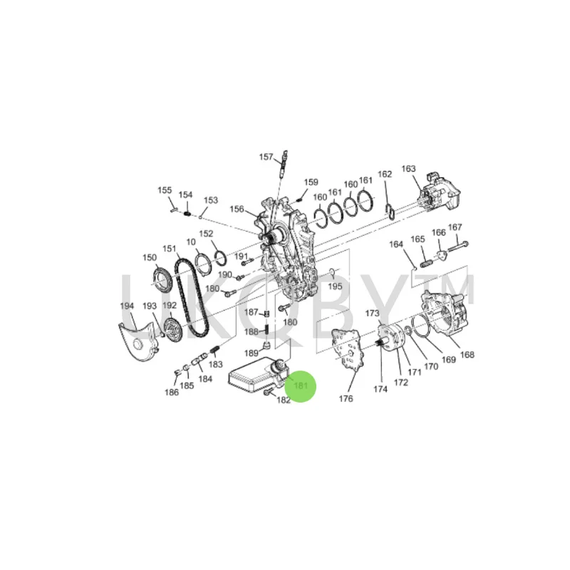 24288521 Applicable mo de ls: Bu ic k Regal,  LaCrosse, Malibu Transmission filter and gearbox filter