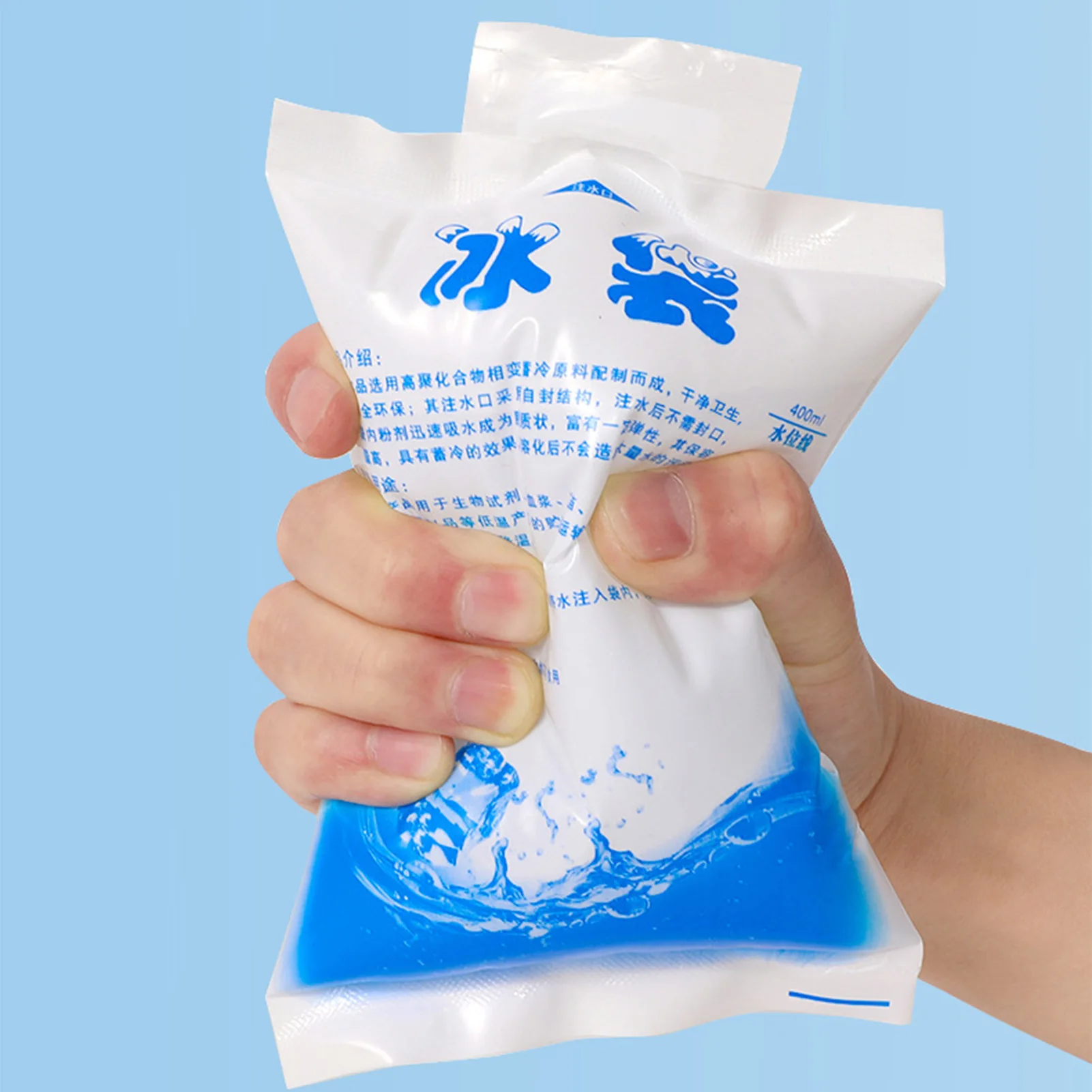 Thickened Cold Compress Ice Packs Water Injection Icing Cooler Bag for Lunch Bags and Cooler Bags