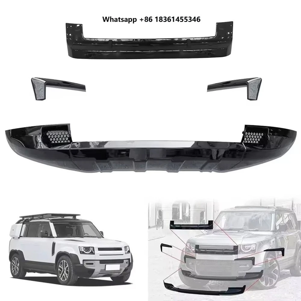 For  Accessories Lower Bumper Lip Splitter Trim Body Kit Protector Strip Front Bumper Lip Spoiler Suitable