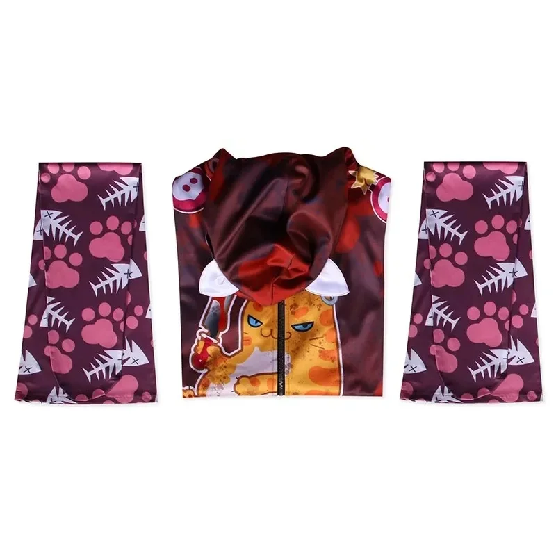 DY20Anime Legion Susie Cosplay Disfraces Gato Sudadera con capucha Juego de rol Uniforme Máscara Mujer Mujeres Hombres Halloween Carnaval Fiesta Outfit2