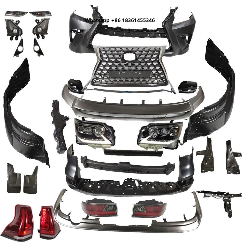 

For 2014-2019 GX400 GX460 GX470 Bumper Assembly Grille Body Kit Front Bumper GrilleFront Bumper