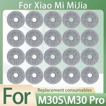 Tampons de vadrouille pour aspirateur Xiaomi M30S \ M30Pro \ X20 +/X20 Plus/X10 + /X10 Plus, pièces de rechange, consommables, accessoires en tissu