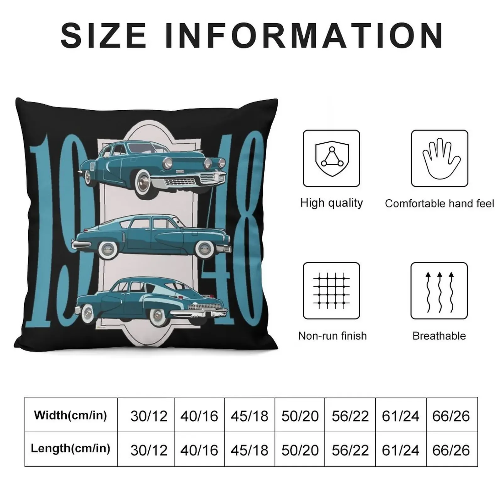 1948 Tucker Throw Pillow Throw Pillow Ornamental Pillow Christmas Cases Cushions For Decorative Sofa