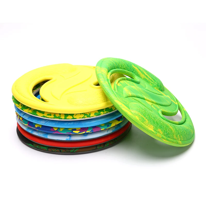 EVA Colorful Flying Disc Water Sports Beach Flying Disc Outdoor Pet Training Toy Outdoor Beach Sports High Quality Disc Golf