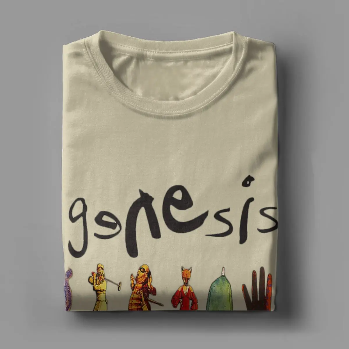 Genesis Band T Shirt for Men Cotton Creative T-Shirts Crewneck Tees Short Sleeve Tops 4XL 5XL