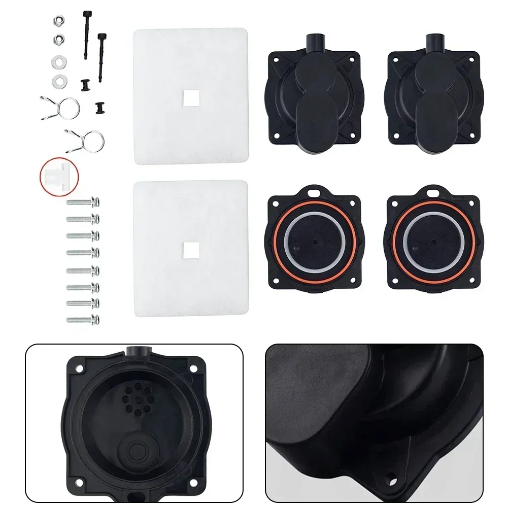 

Air Pump Rebuild Kit With Screw Air Filter Security Screw Eye Clip White Switch For Hiblows Mower Tools Accessories