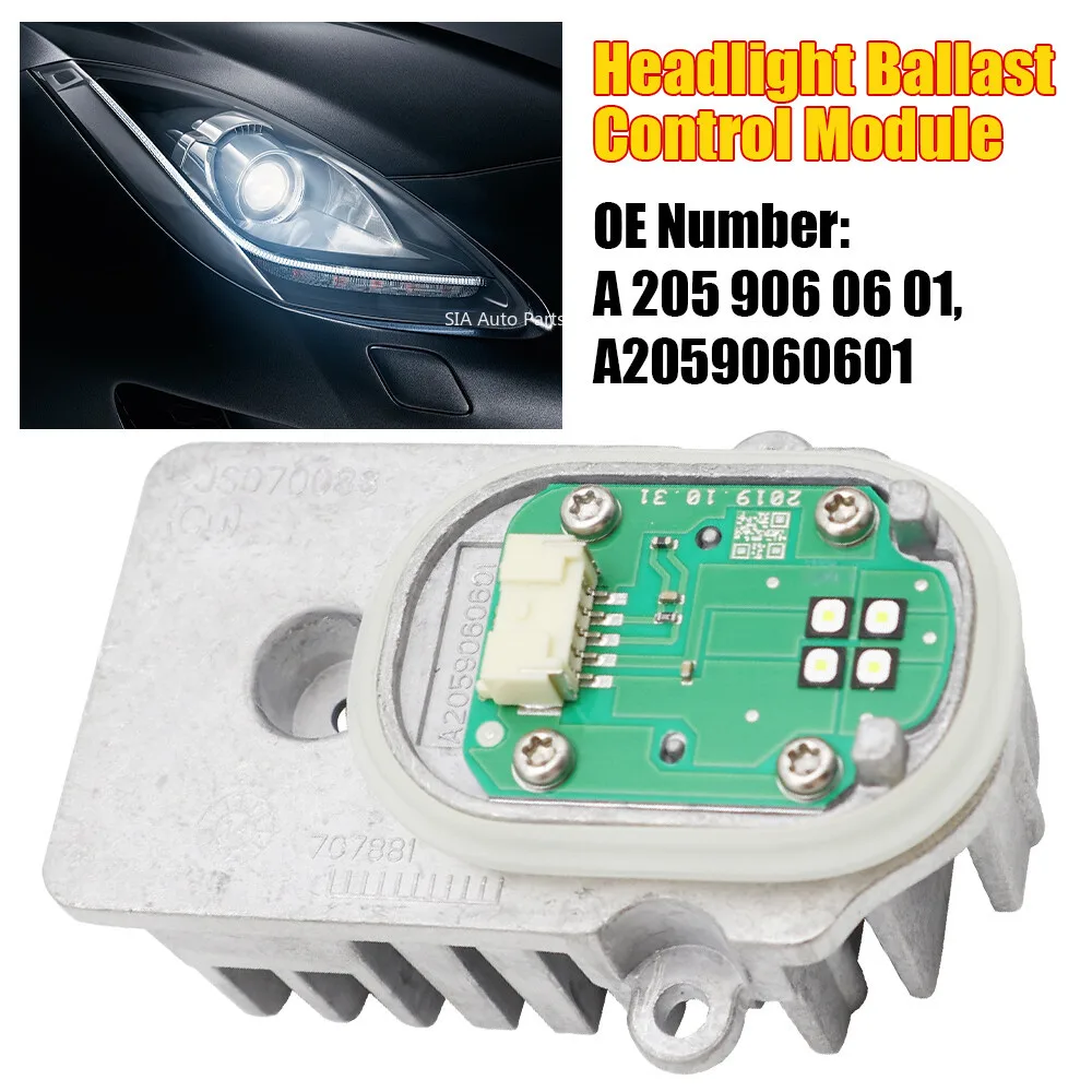 

New A2059060601 LED Headlight Daytime Running Light Angel Eye Module For C-Class W205 V205 S205 C205 c217 x156 1305715284