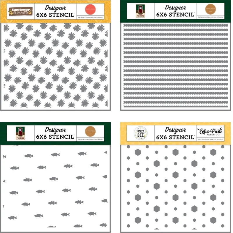 Hexagons Are Arranged in a Very Regular Manner Metal Cutting Stencil for DIY Scrap Booking Crafts Cut Stencils Maker Photo Album