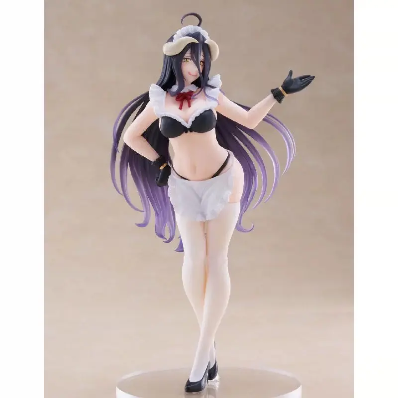 In Stock Original Anime Figure 18cm TAITO Coreful OVERLORD Albedo Drudge Figuras Anime Collect Decoration Model Toys Doll Gift