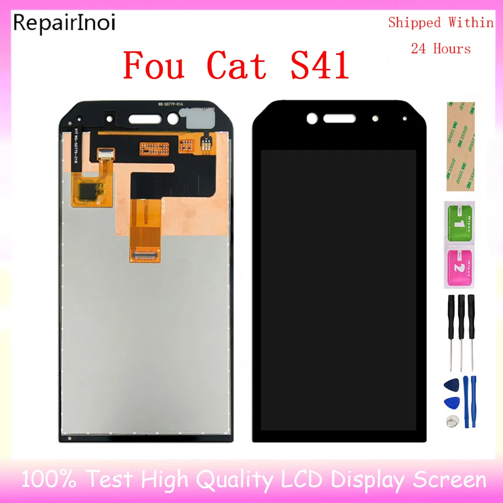 LCD For Caterpillar Cat S31 S32 S41 S42 S52 S53 S60 S61 S75 S48C S62 Pro Display LCD Touch Screen Digitizer Assembly Replacement