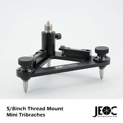 JEOC High Accurate Tribrach with 5/8inch Thread Mount, Dual Tube Bubble Level
