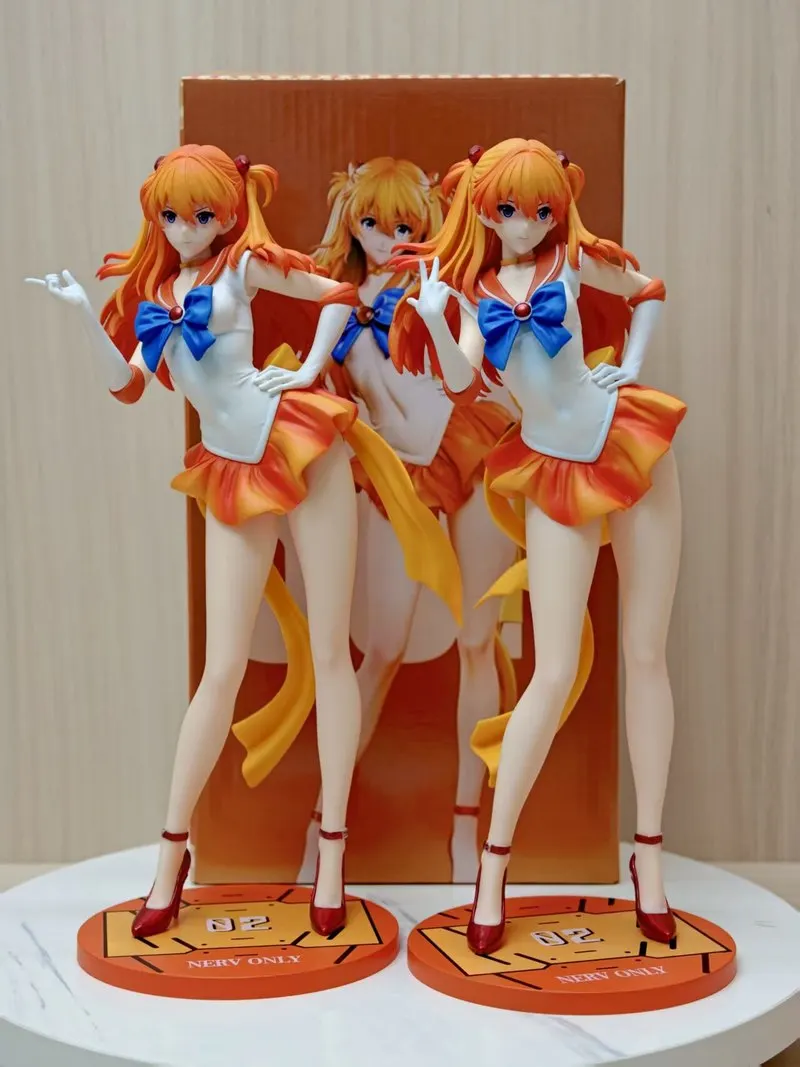 Figurine Asuka de l'anime, jolie guerrière Vénus, statue en PVC GK, modèle de collection, ornement de bureau, cadeau d'anniversaire pour collectionneurs adultes