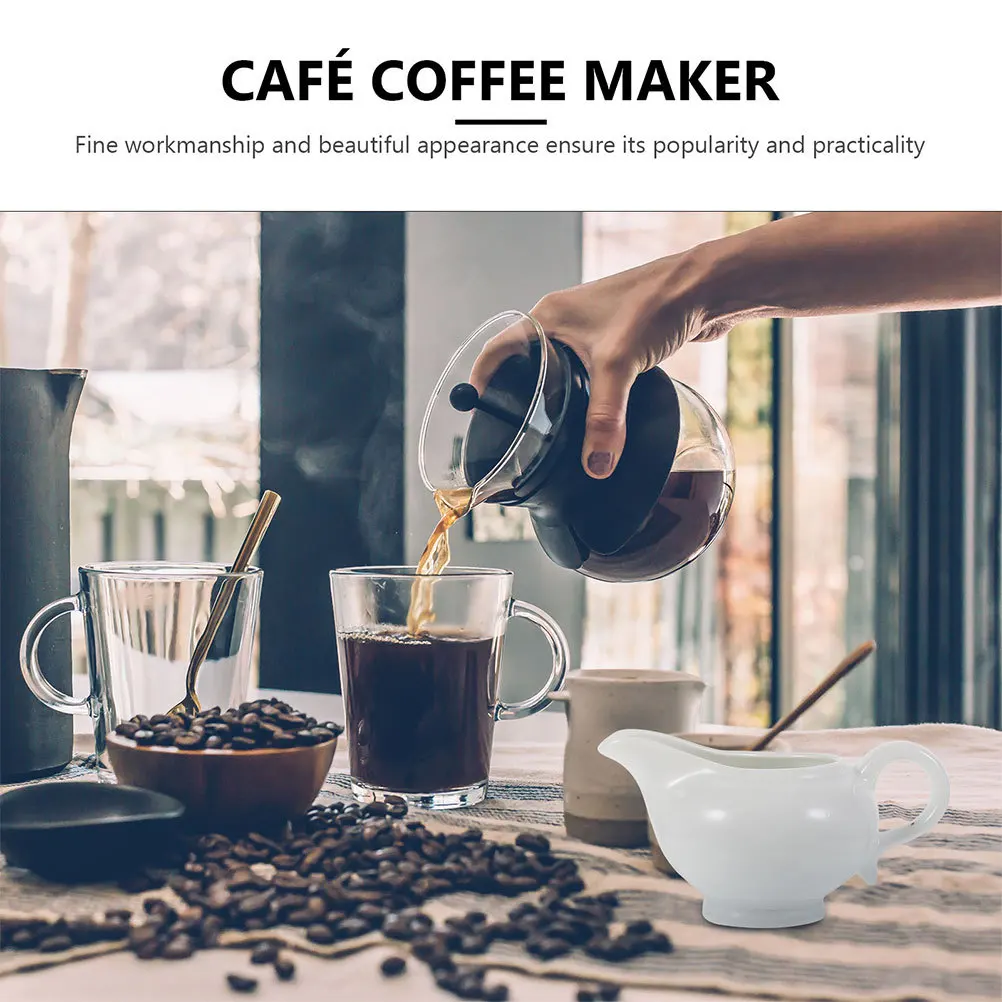 

2 Pcs Ceramic Gravy Boat Cute Sauce Containers Cups Milk Jug Boats Holder and Tray