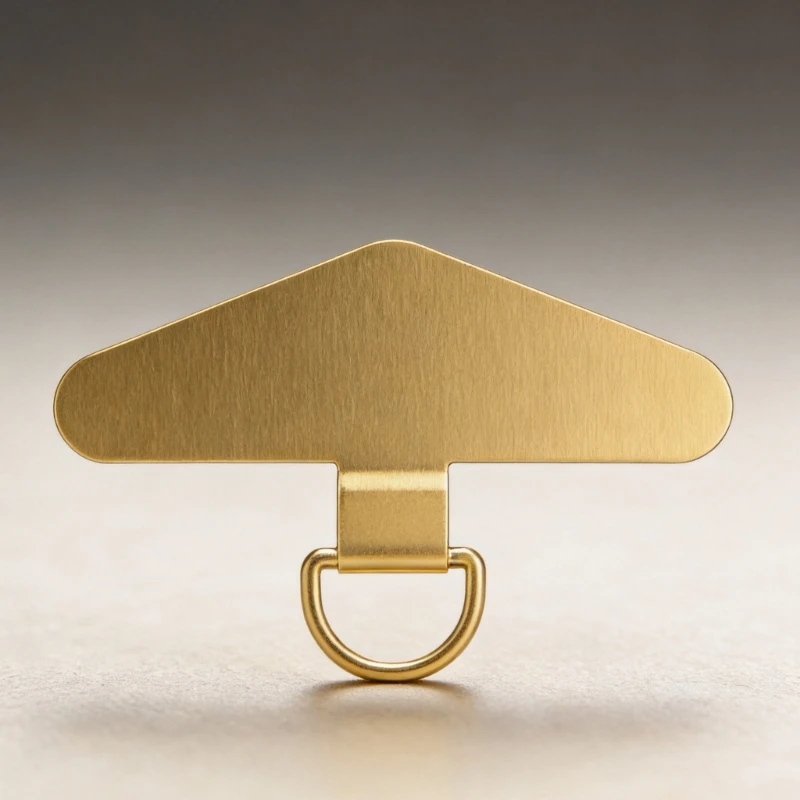 Thin Stainless Steel Phone Clip Rotating Metal Holder for Office Home Travel