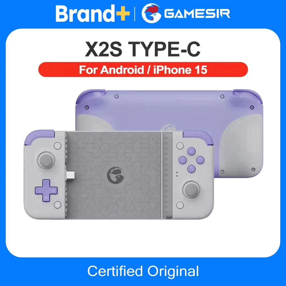 GameSir X2s Mobiele telefoon Gamepad Gamecontroller voor Cloud Gaming Xbox Game Pass STADIA xCloud, Hall Effect Joystick en Trigger