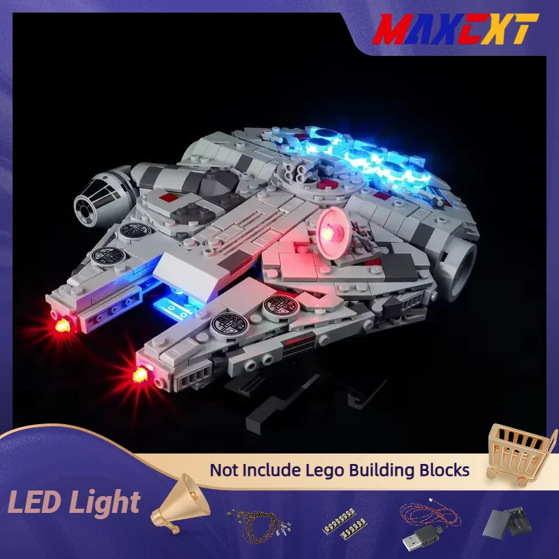 MAXCXT LED Light for Lego-75375 Star Wars Millennium Falcon DIY Decorative Lamp  (Not Include Lego Building Blocks Set)