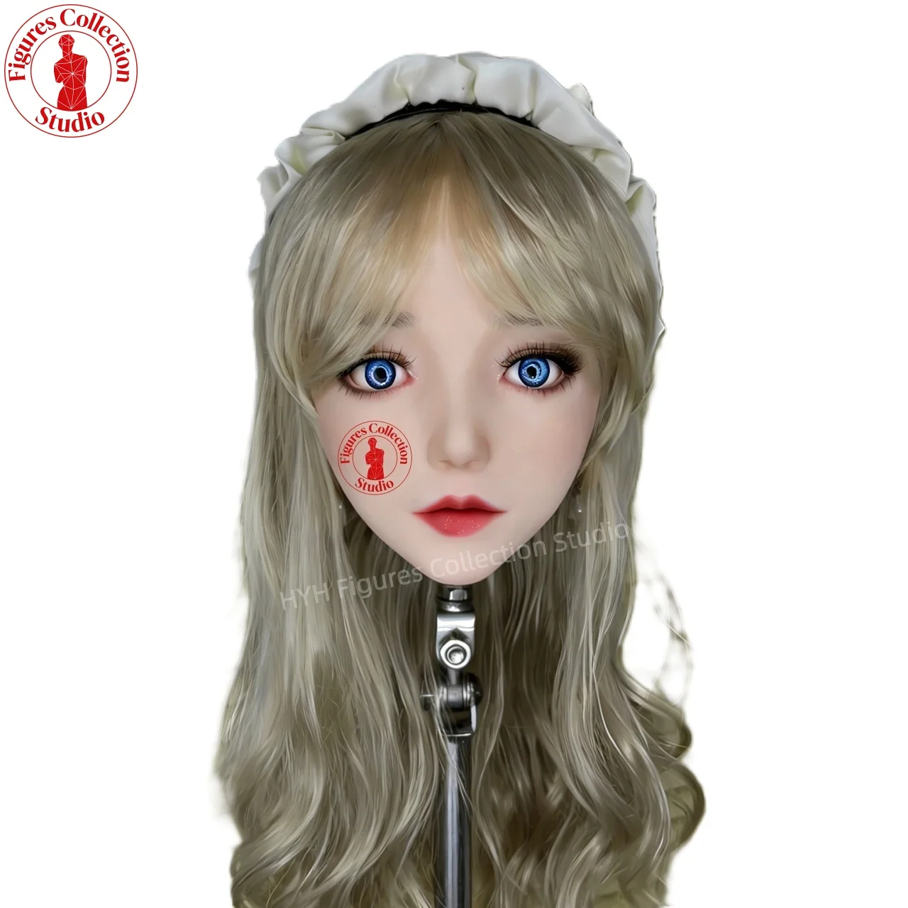 

Studio Makeup Head HYH-THB-KX-0028 Life-Size, M16 Interface, Artistic for Hairstyle, Jewelry, Photography